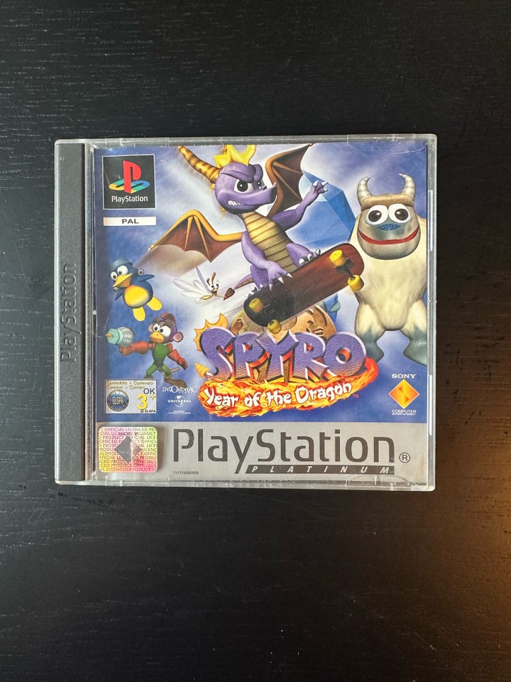 Spyro Year Of The Dragon PS1 Spil PS