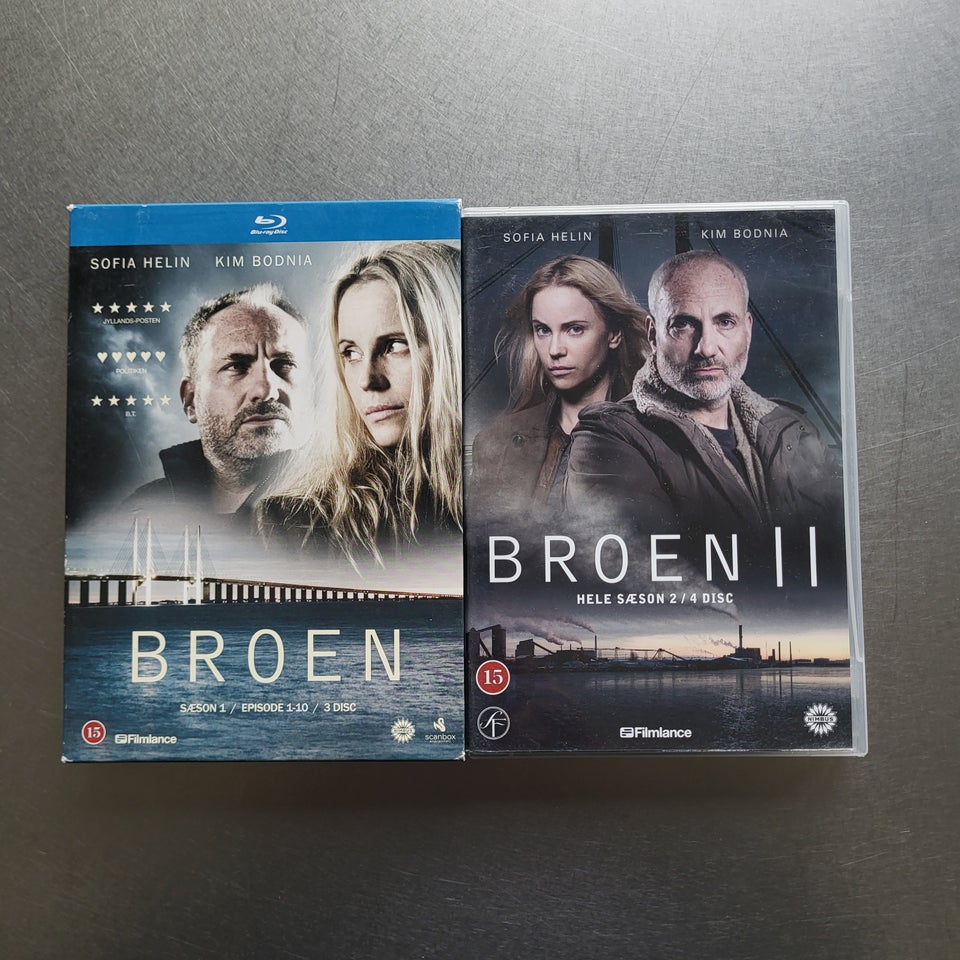 Broen 1+2, DVD, TV-serier