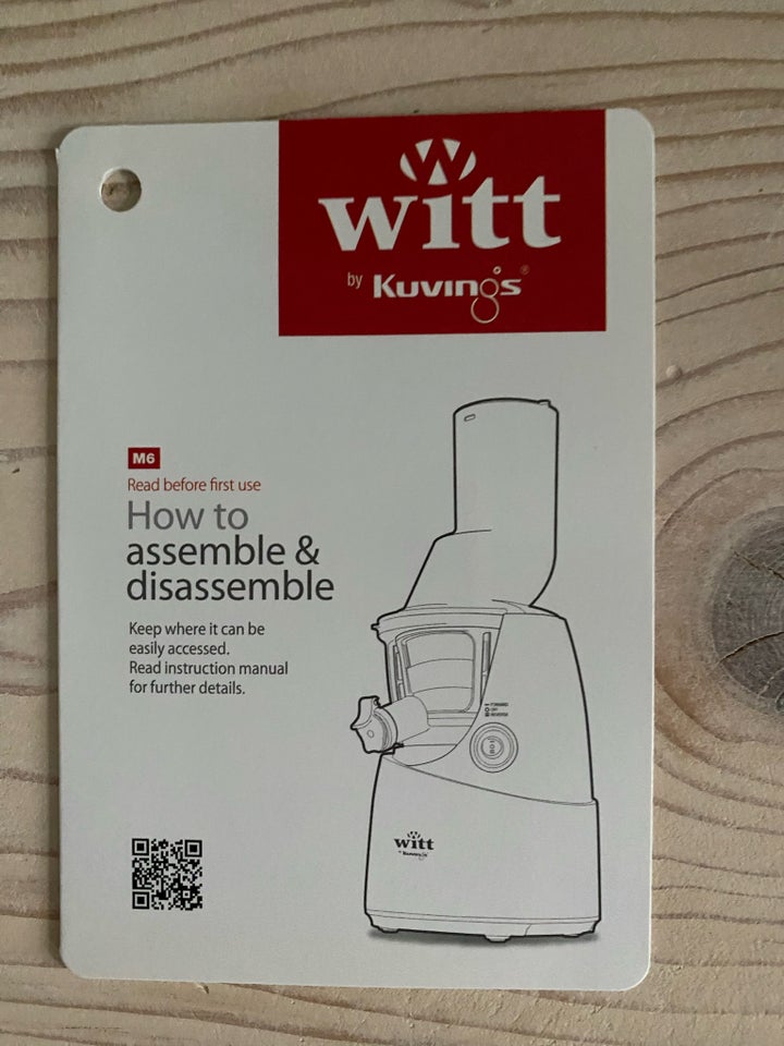 Slowjuicer, Witt Kuvings