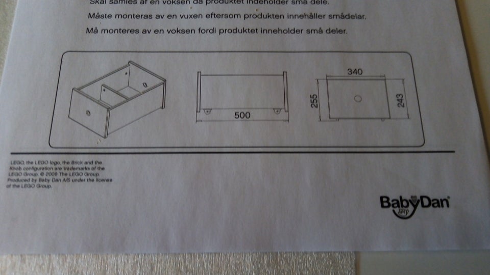 Opbevaring, LEGO