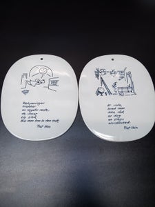 Porcelæn Piet Hein platter Royal