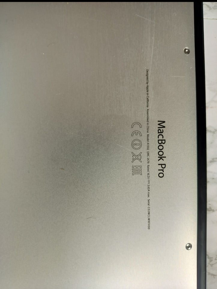 MacBook Pro, 13" 2015, 8 GB ram