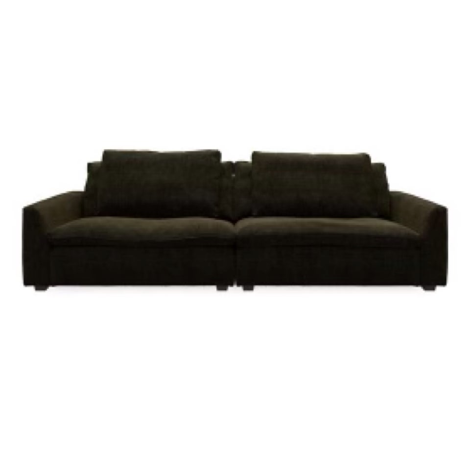 Sofa fløjl 3 pers