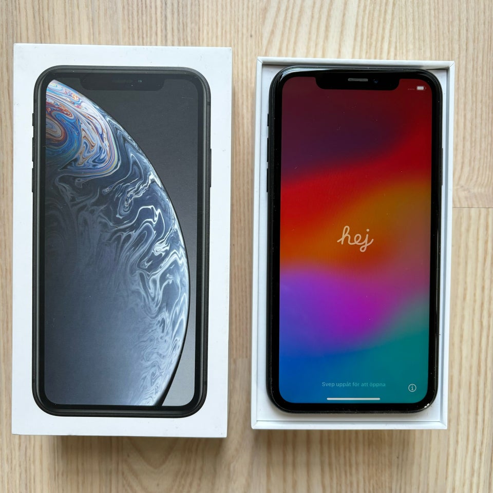 iPhone XR, 64 GB, sort