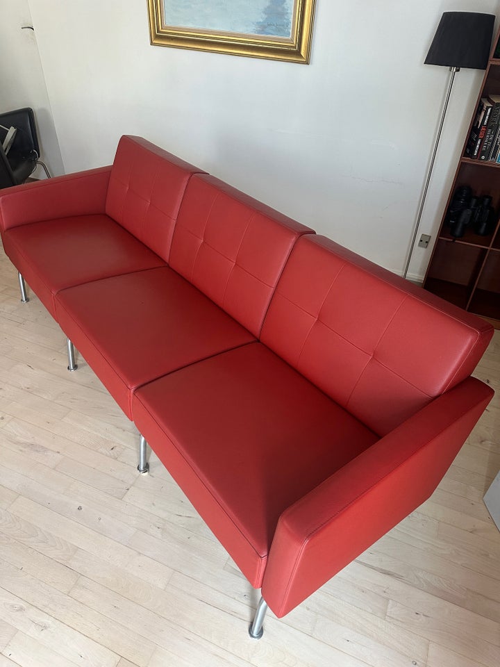 Sofa læder 3 pers