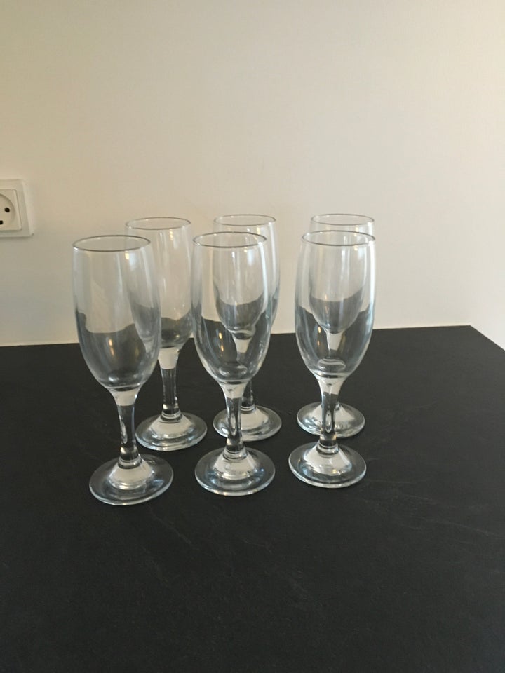 Glas, 6 Champagneglas 23 cl