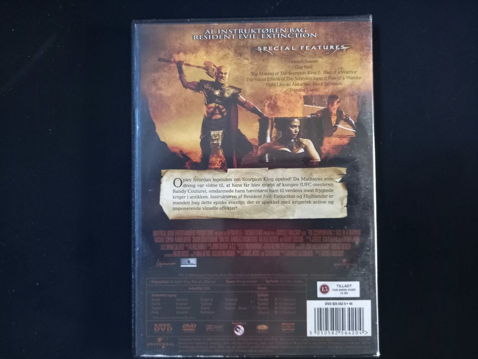 The Scorpion King 2, DVD, eventyr