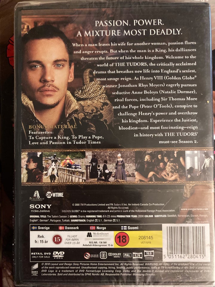 The Tudors, DVD, TV-serier