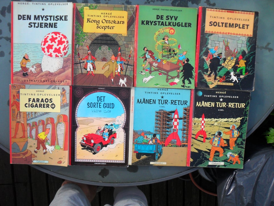 TINTIN 21 STK., HERGE, Tegneserie