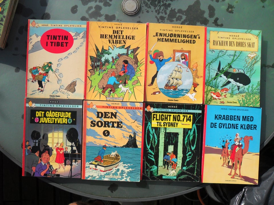 TINTIN 21 STK., HERGE, Tegneserie