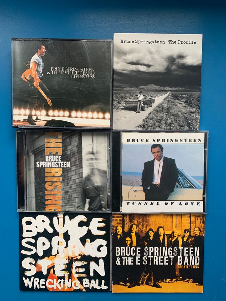 BRUCE SPRINGSTEEN : 6 CD ALBUMS,