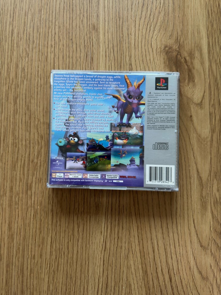 Spyro Year of the Dragon PS