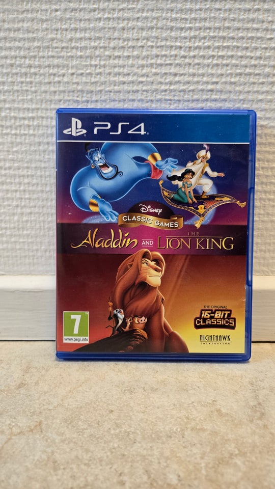 Aladdin and the lion king, PS4,