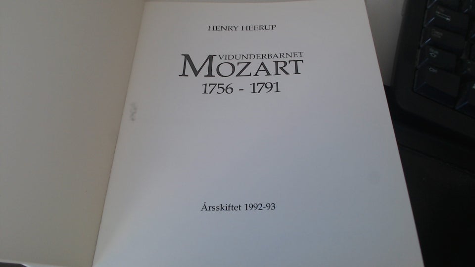 Vidunderbarnet Mozart 19756 1791,