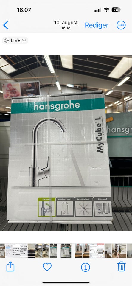 Vandhane, Hansgrohe