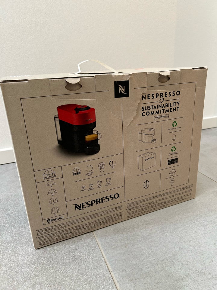 Nespresso Vertue Pop Rød,