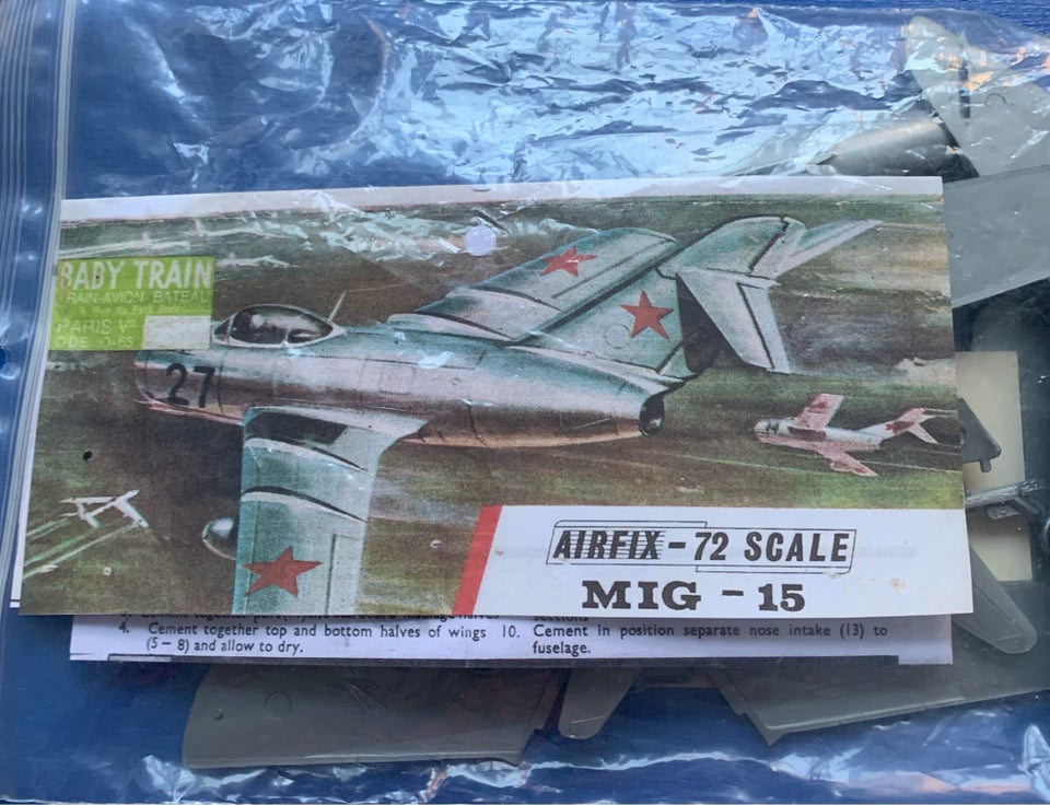 Byggesæt, Airfix Mig-15, skala