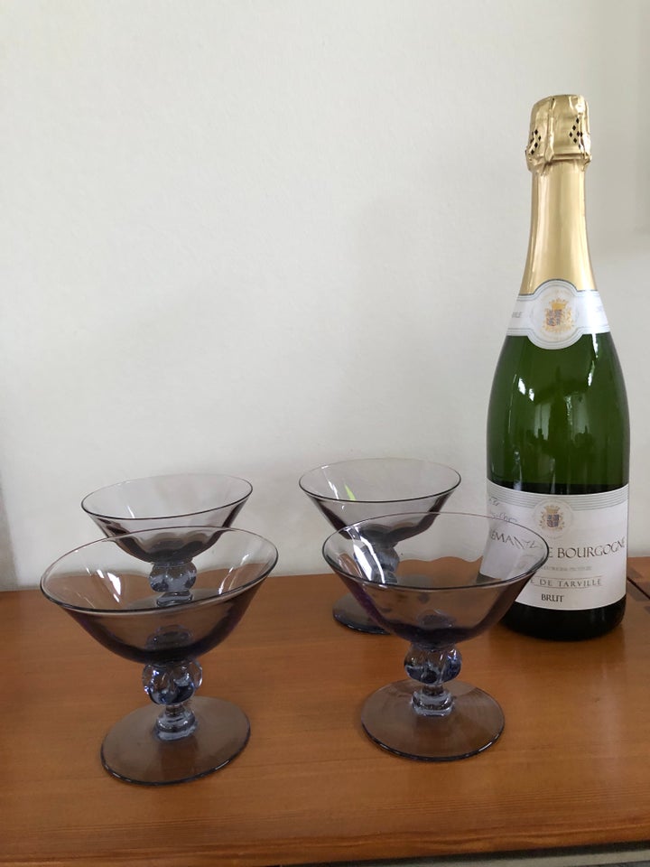 Glas Champagneskåle  Holmegaard