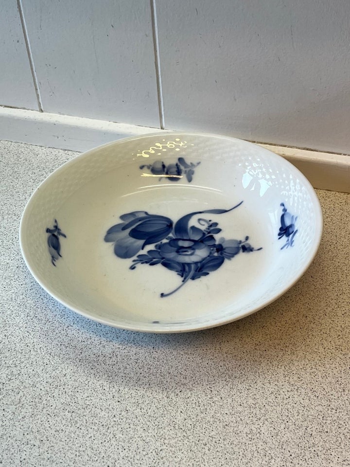 Porcelæn, Blå Blomst Flettet