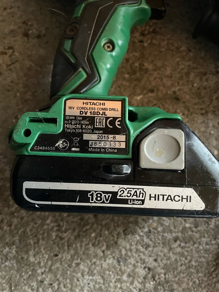 Bore- og skruemaskine Hitachi 3