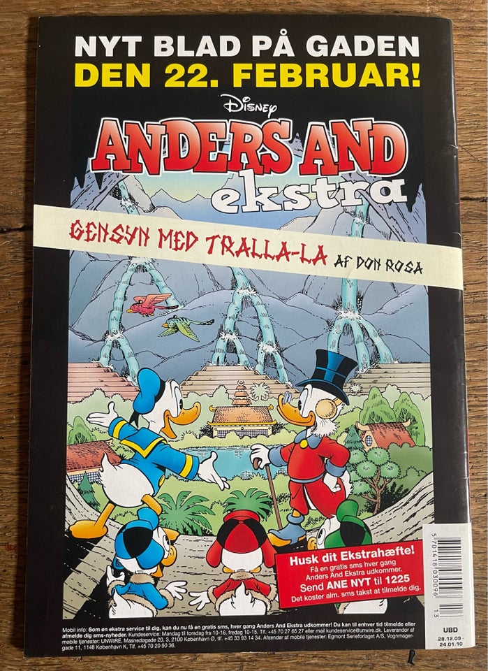 Anders And Ekstra 2009 nr. 13, Walt