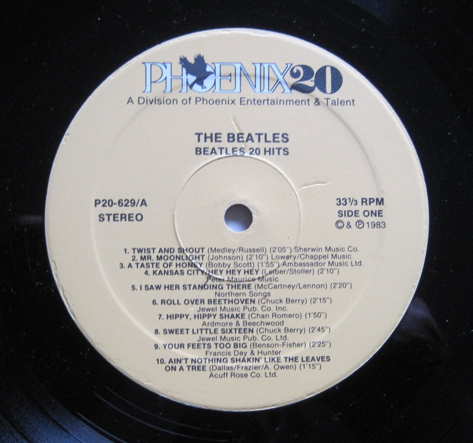 LP, The Beatles , 20 hits