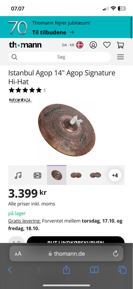 Hi-hat, Istanbul Agop signature