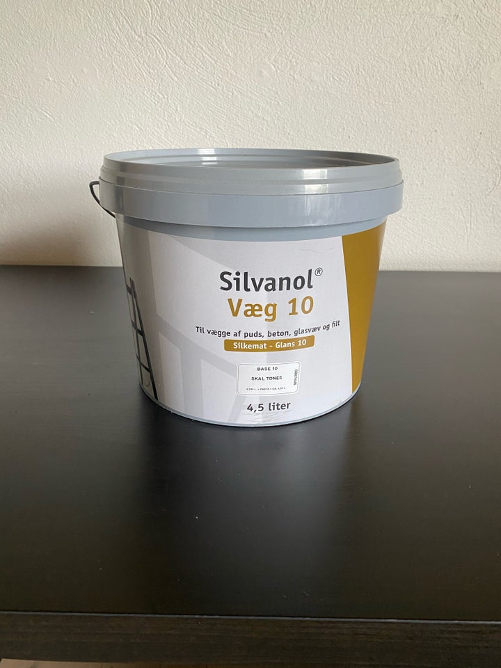 Vægmaling 45 liter Mørke grå