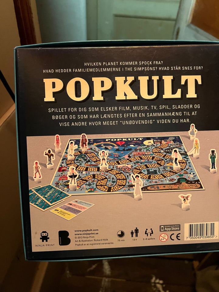 Popkult spil, brætspil