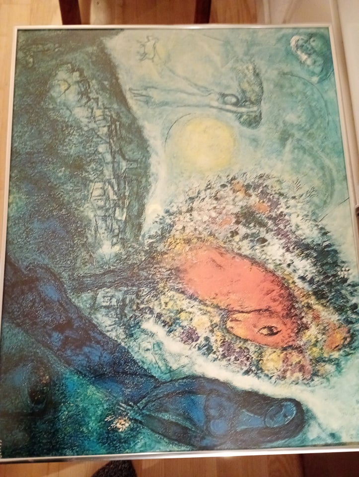 Plakat, Chagall, motiv: Kvinde