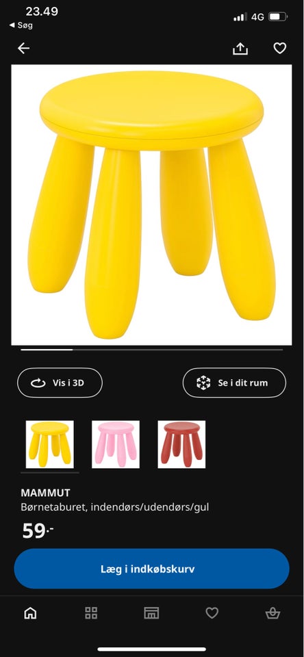 Barne bord og stole, Ikea