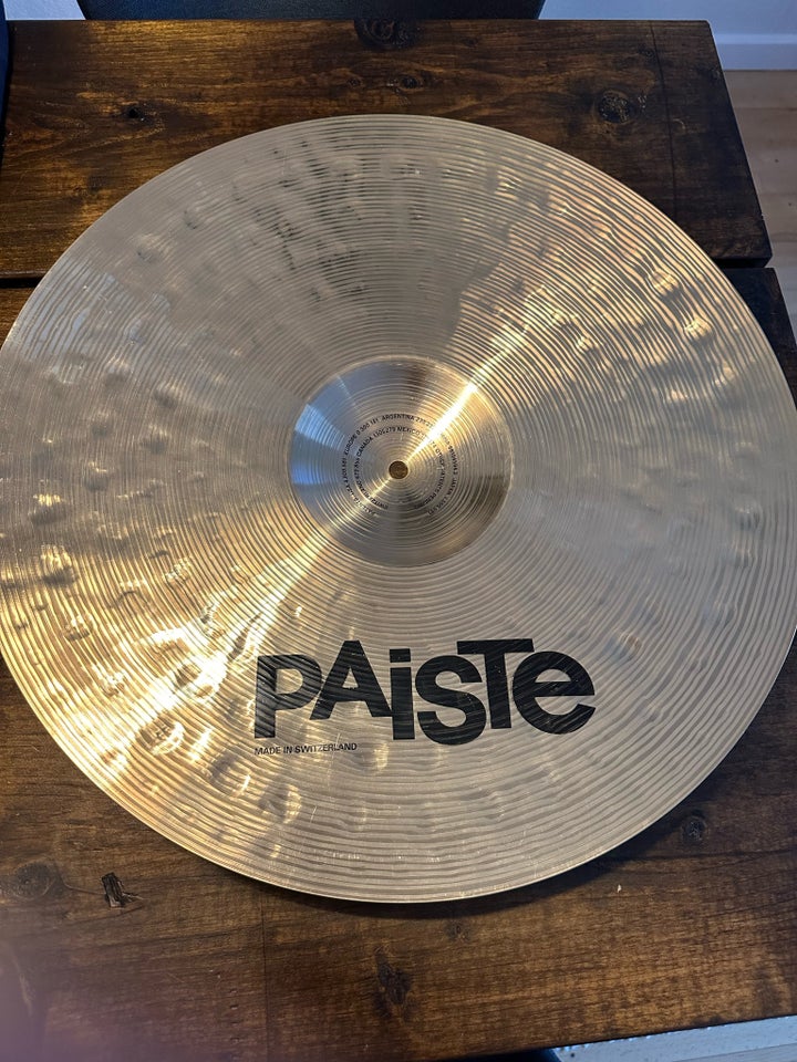 Bækken, Paiste Dark Full Ride 20”