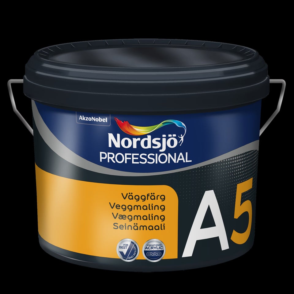 sort vægmaling, nordsjö