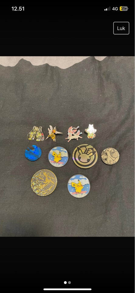 Badges, Pokémon badges og coins