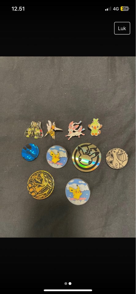 Badges, Pokémon badges og coins