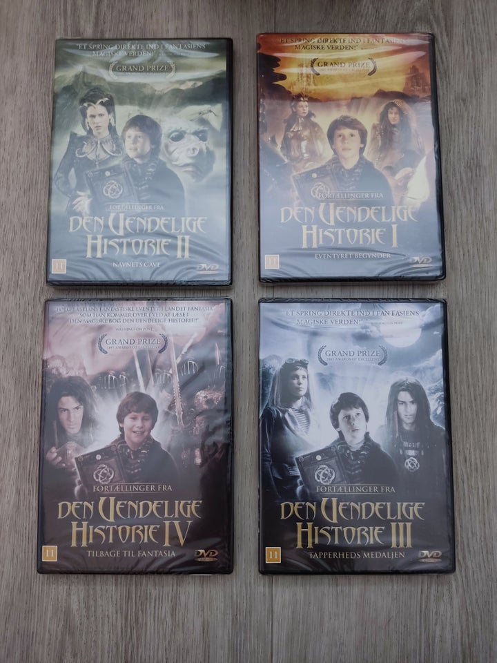 Den uendelige historie 4 dvd boks,