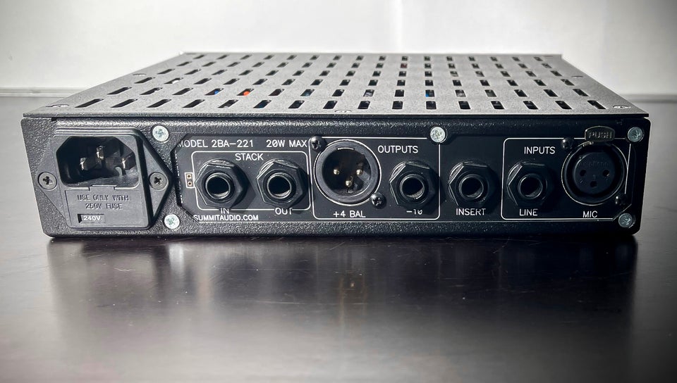 Rør preamp, Summit Audio 2BA-221