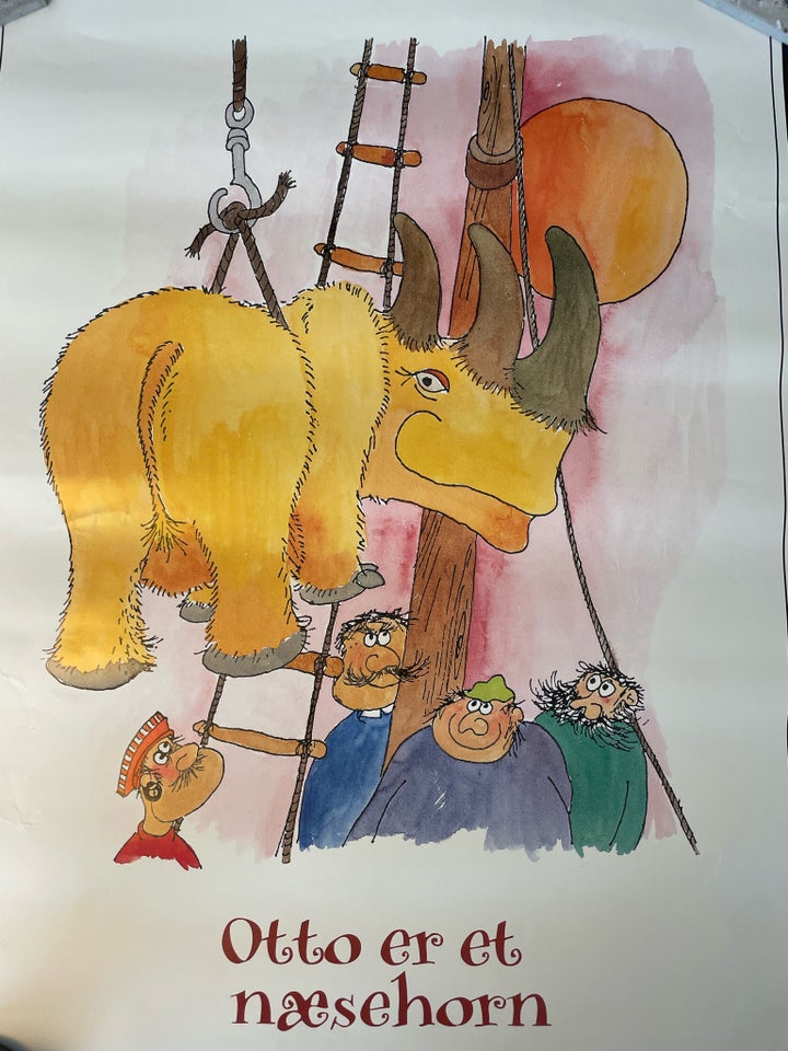 Plakat motiv: Otto er et næsehorn 