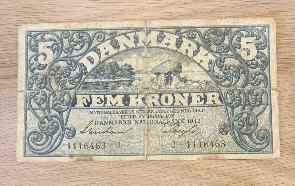 Danmark, sedler, 5 kr