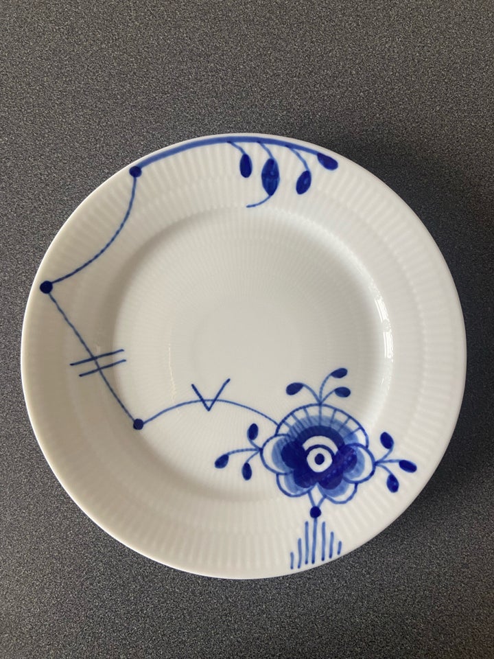 Porcelæn Frokosttallerken Blå