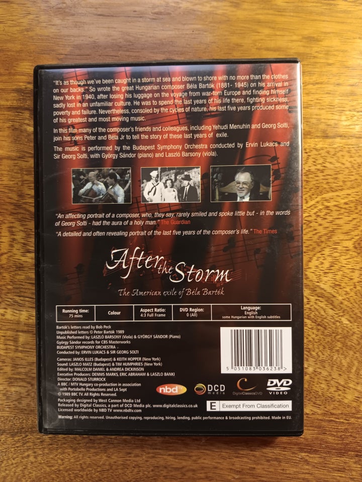 After the storm., DVD, dokumentar