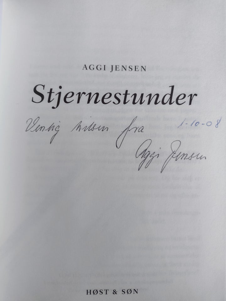 4 erindrings bøger SIGNERET , Aggi