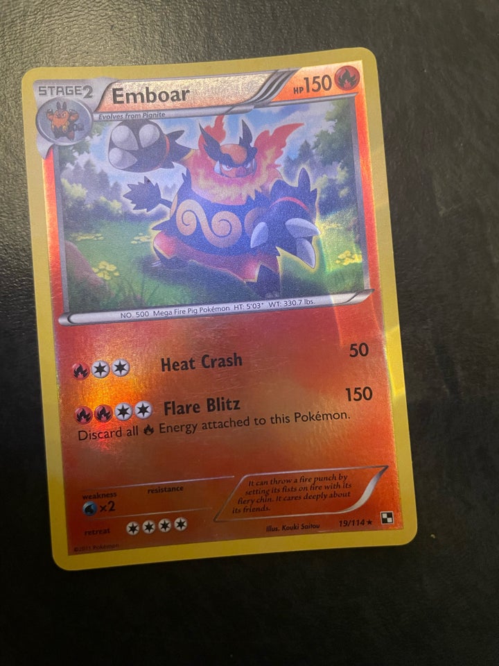 Samlekort Pokemonkort Emboar