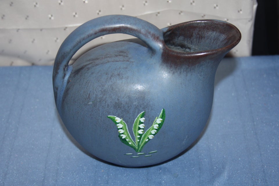 Keramik keramisk kande H: 17 cm
