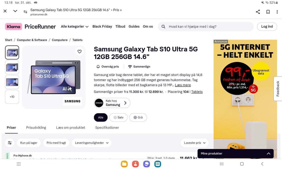 Samsung galaxy tab s10 Ultr...