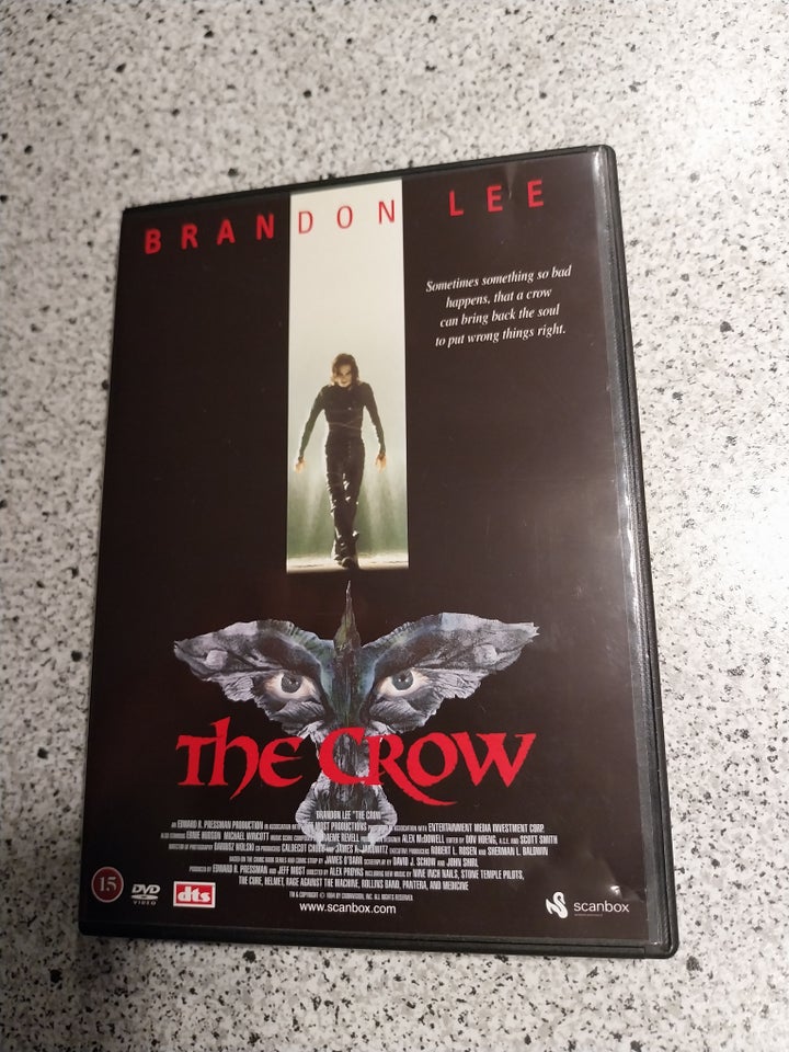 THE CROW DVD thriller