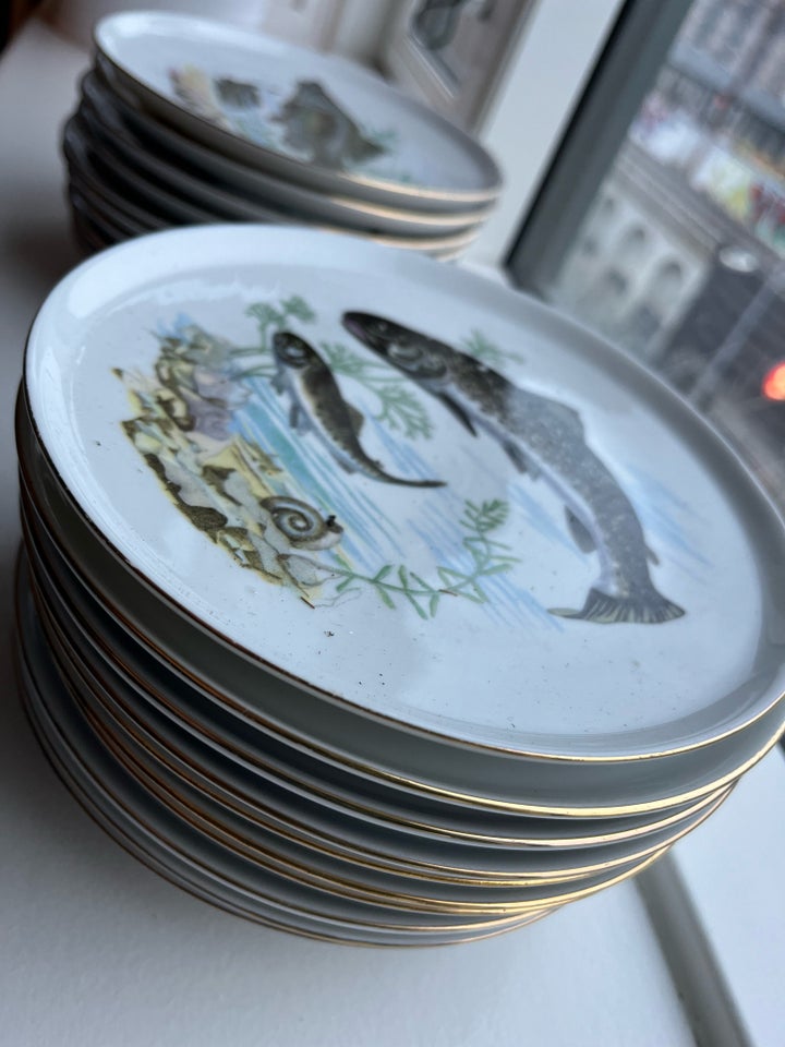 Porcelæn, Fisketallerkner