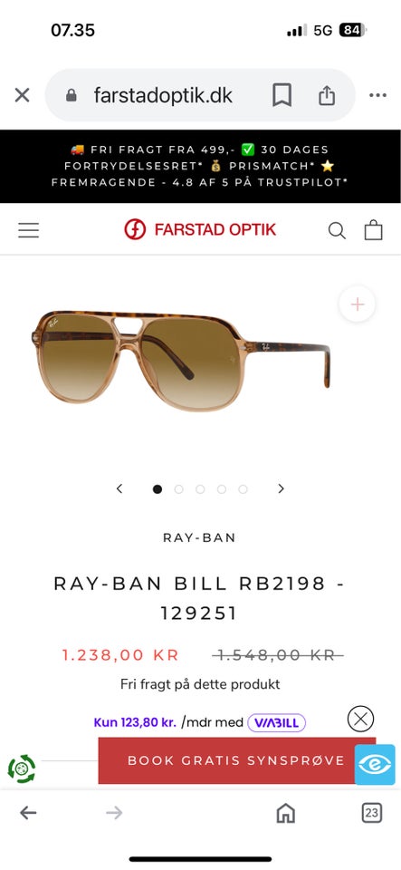 Solbriller dame, Rayban