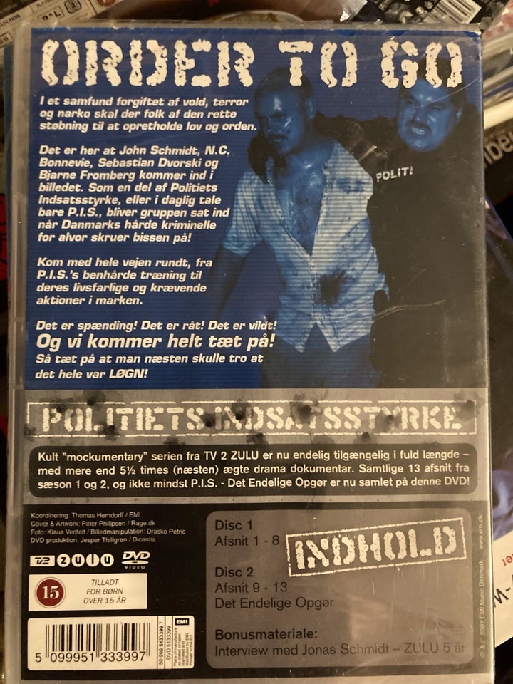 PIS Politiets Indsatsstyrke, DVD,