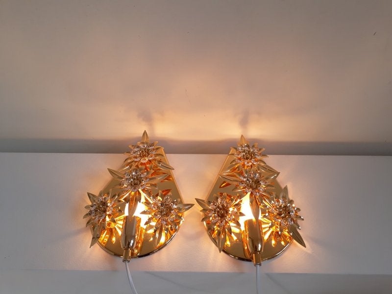 Væglamper Messing-Guld, Lampe,